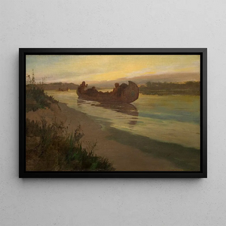 Oscar Edward Berninghaus - Marquette and Joliet on the Mississippi.webp