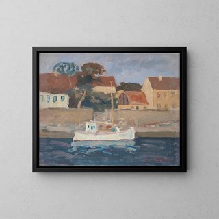 Cristiani di notte - Oscar Hullgren — quadro incorniciato alla parete