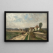 Paesaggio vicino a Grez-sur-Loing - Oscar Trn — quadro incorniciato alla parete