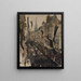 Funerali del sindaco di Vienna, il dottor Karl Lueger - Oskar Laske — quadro incorniciato alla parete