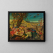 Il paese dei delizi - Oskar Laske — quadro incorniciato alla parete