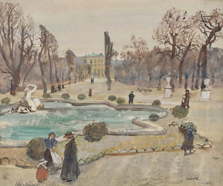 Inverno a Schönbrunn - Oskar Laske — vista dell’opera