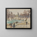 Inverno a Schönbrunn - Oskar Laske — quadro incorniciato alla parete