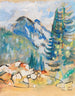 Paesaggio montano I - Oskar Moll — vista dell’opera