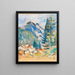 Paesaggio montano I - Oskar Moll — quadro incorniciato alla parete