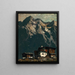 Chiuso in alta montagna - Oskar Mulley — quadro incorniciato alla parete