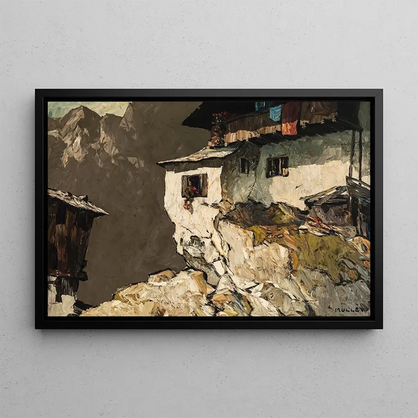 Erker - Oskar Mulley — quadro incorniciato alla parete