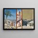 Triptyque del Desiderio - Oskar Rex — quadro incorniciato alla parete
