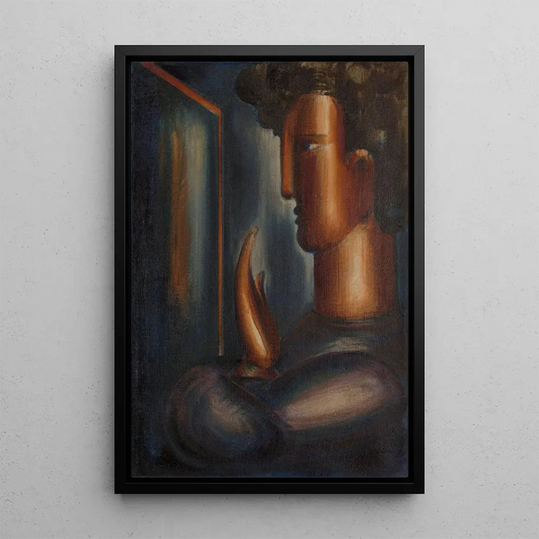 Devant le miroir - Oskar Schlemmer — quadro incorniciato alla parete