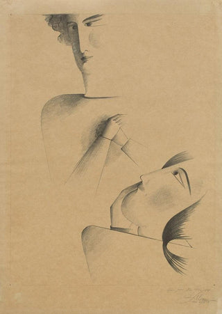 Oskar Schlemmer - Begegnung.webp