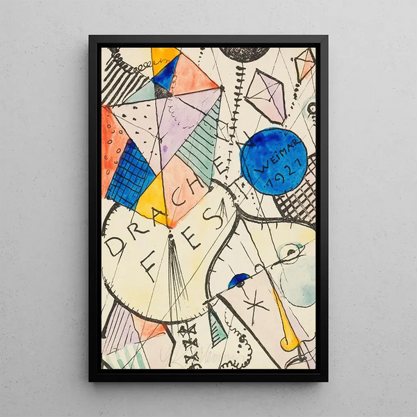 Fête du dragon - Oskar Schlemmer — quadro incorniciato alla parete