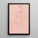 Figura H 2 - Oskar Schlemmer — quadro incorniciato alla parete