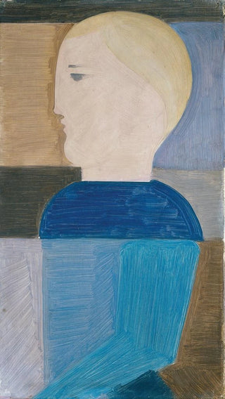 Oskar Schlemmer - HalfLength Figure Turned to the Left.webp
