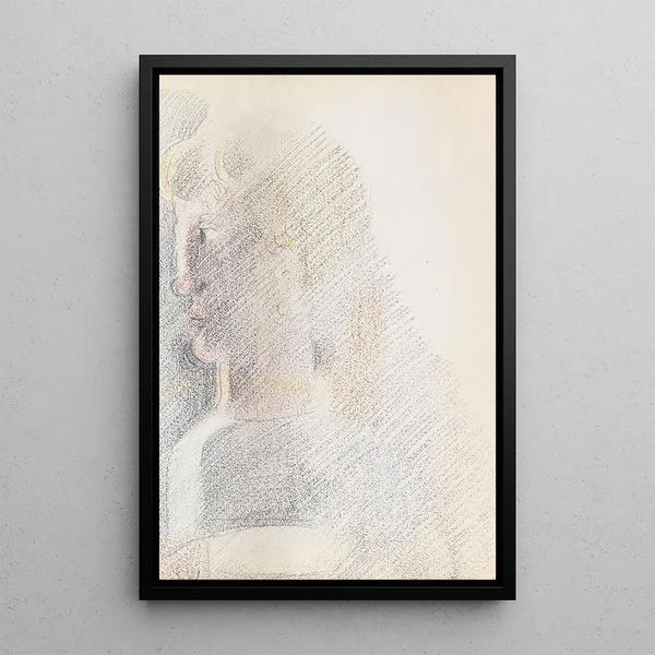 Tête de profil - Oskar Schlemmer — quadro incorniciato alla parete