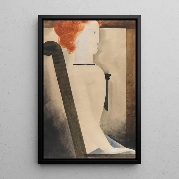 Assise - Oskar Schlemmer — quadro incorniciato alla parete