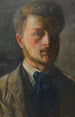 Autoportrait d'Oskar Strnad en étudiant - Oskar Strnad — vista dell’opera