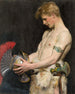 Guerriero germanico con casco - Osmar Schindler — vista dell’opera