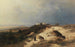 Bétail paissant au bord du lac - Oswald Achenbach — vista dell’opera