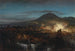 Fuochi d'artificio a Torre dell'Annunziata - Oswald Achenbach — vista dell’opera