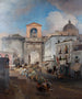Aller au marché - Oswald Achenbach — vista dell’opera