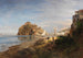 Ischia con vista sul castello aragonese - Oswald Achenbach — vista dell’opera