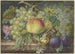 Nature morta con un cesto di uva e pesche, una noce e due prugne - Oswald Wijnen — vista dell’opera