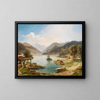 Othmar Brioschi - Norditalienische Seenlandschaft.webp