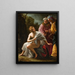 Suzanne e gli anziani - Ottavio Leoni — quadro incorniciato alla parete