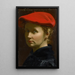 Autoportrait avec un bonnet rouge - Ottilie Wilhelmine Roederstein — quadro incorniciato alla parete