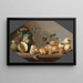 Nature morte di frutti - Ottmar Elliger — quadro incorniciato alla parete