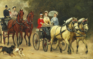 Otto Bache - Den kongelige familie p kretur.webp