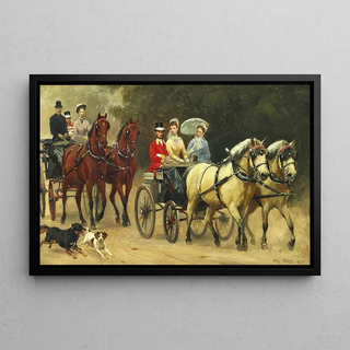 Otto Bache - Den kongelige familie p kretur.webp