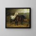 Cavalli nell' stalla - Otto Eerelman — quadro incorniciato alla parete