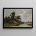 La maison au bord du lac - Otto Gampert — quadro incorniciato alla parete