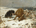 Un chien avec un cerf mort - Otto Gebler — vista dell’opera