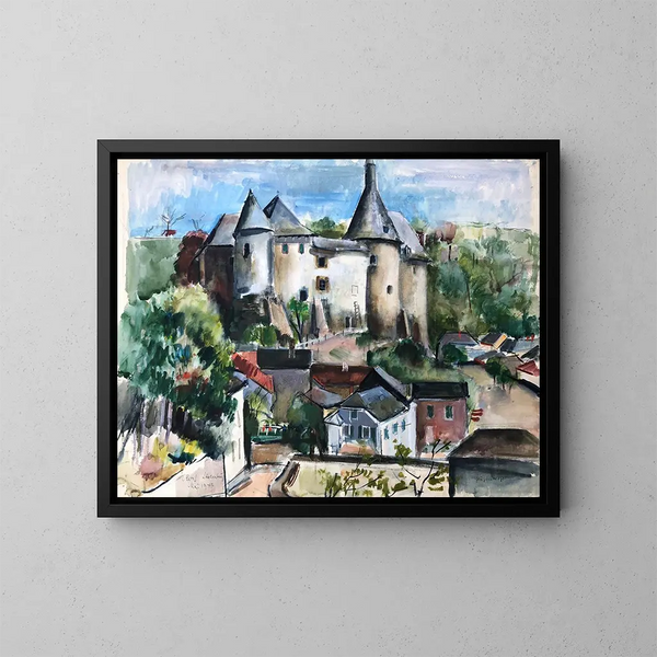 Clerf de Luxembourg - Otto Geigenberger — quadro incorniciato alla parete