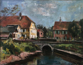Otto Geigenberger - Frnkisches Dorf bei Bamberg.webp
