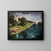 Gollenshausen sul Chiemsee - Otto Geigenberger — quadro incorniciato alla parete
