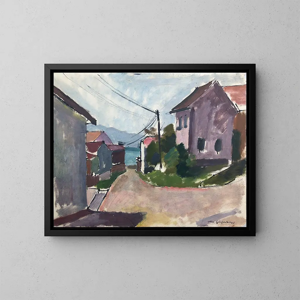 Gstadt al Chiemsee - Otto Geigenberger — quadro incorniciato alla parete