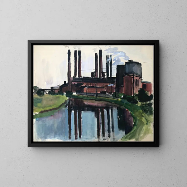 Kamine - Otto Geigenberger — quadro incorniciato alla parete