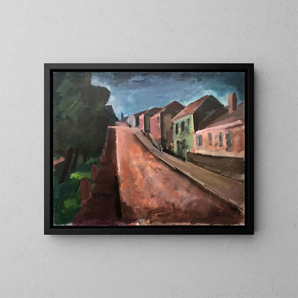 Rue rouge - Otto Geigenberger — quadro incorniciato alla parete