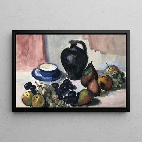 Nature morte con frutta - Otto Geigenberger — quadro incorniciato alla parete