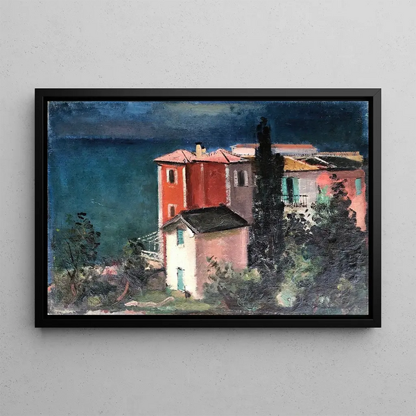 Torbole sul Lago di Garda - Otto Geigenberger — quadro incorniciato alla parete