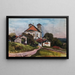 Chiesa di pellegrinaggio di Marienberg vicino a Burghausen - Otto Geigenberger — quadro incorniciato alla parete