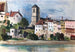 Wasserburg am Inn, parte di case sul Inn - Otto Geigenberger — vista dell’opera