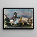 Wasserburg am Inn, vista sull'Inn - Otto Geigenberger — quadro incorniciato alla parete