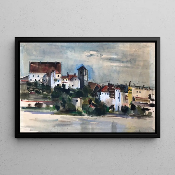 Otto Geigenberger - Wasserburg am Inn Innpartie.webp