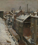 Vista dall'atelier dell'artista su Augustastraße a Karlsruhe - Otto Gräber — vista dell’opera
