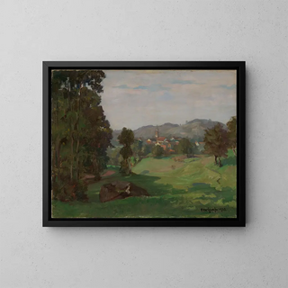 Paesaggio vicino a Sasbachwalden - Otto Graf — quadro incorniciato alla parete