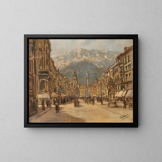 Otto Hamel - Innsbruck  view on Maria Theresien street.webp